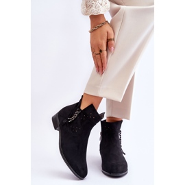 Vinceza Botas Mujer Cremallera Ante Negro Belliano 1