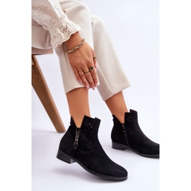 Vinceza Botas Mujer Cremallera Ante Negro Belliano 6
