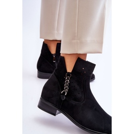Vinceza Botas Mujer Cremallera Ante Negro Belliano 3