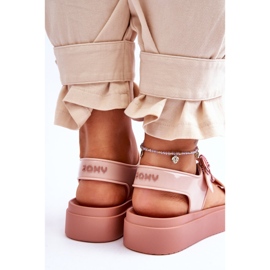 Sandalias hipoalergénicas perfumadas ZAXY JJ285242 Desnudo rosado 5