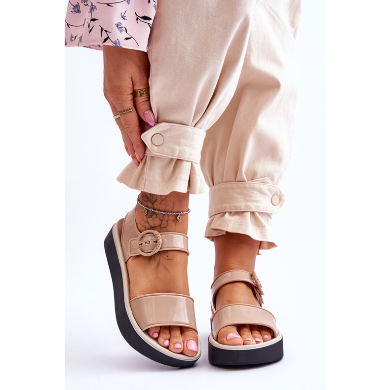 Sandalias hipoalergénicas ZAXY Fragrant JJ285240 Beige-Negro 1