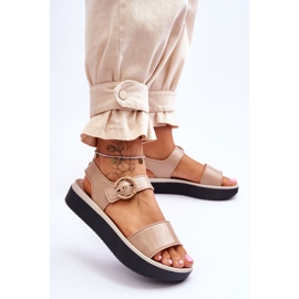 Sandalias hipoalergénicas ZAXY Fragrant JJ285240 Beige-Negro 4