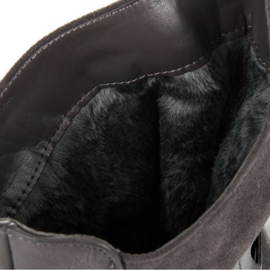 Vinceza Botas Altas Con Velcro gris 5