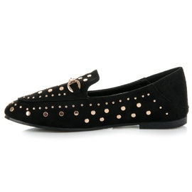 Sergio Todzi Mocasines con pedrería negro 2