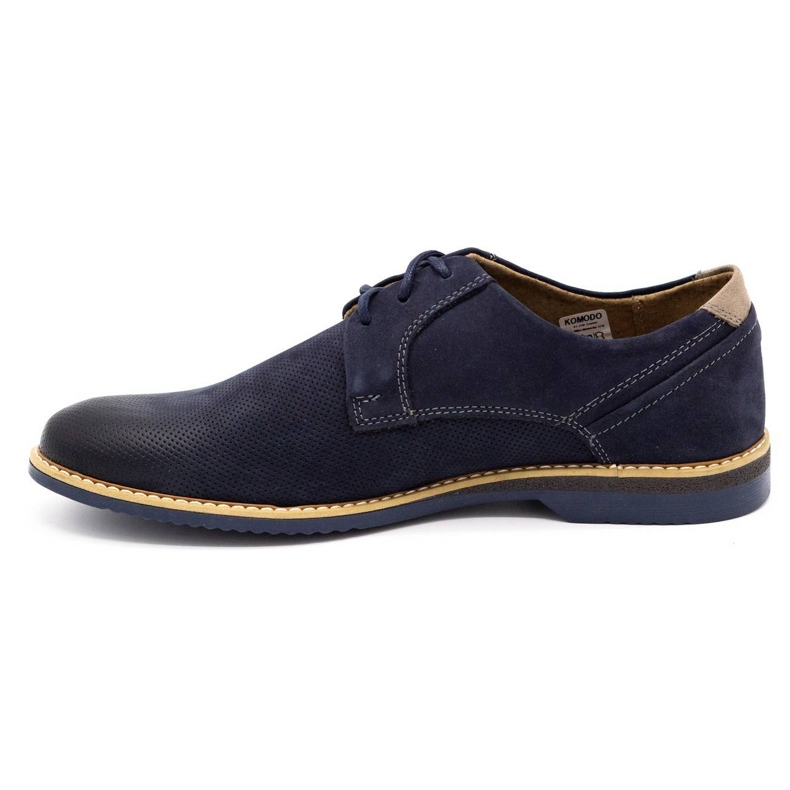 KOMODO Zapato casual hombre piel 859L azul marino 1
