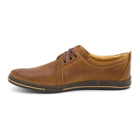 Polbut Zapatos hombre piel 343 camel marrón 1