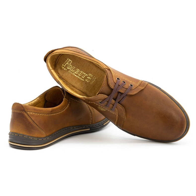 Polbut Zapatos hombre piel 343 camel marrón 3 Polbut Zapatos hombre piel 343 camel marrón 3