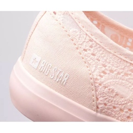 Zapatos mujer Big Star W JJ274059 rosado 6