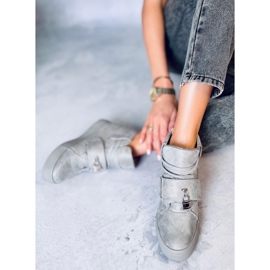 Zapatillas grises para mujer NC158 gris 7