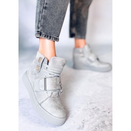 Zapatillas grises para mujer NC158 gris 5