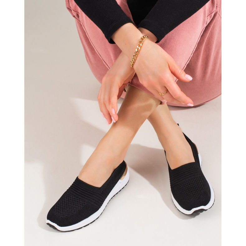 Deportivas Shelovet caladas negras para mujer negro 2