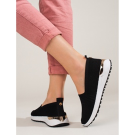 Deportivas Shelovet caladas negras para mujer negro 3