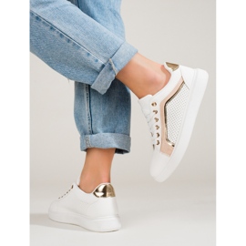 Deportivas clásicas de mujer blancas Shelovet blanco 3
