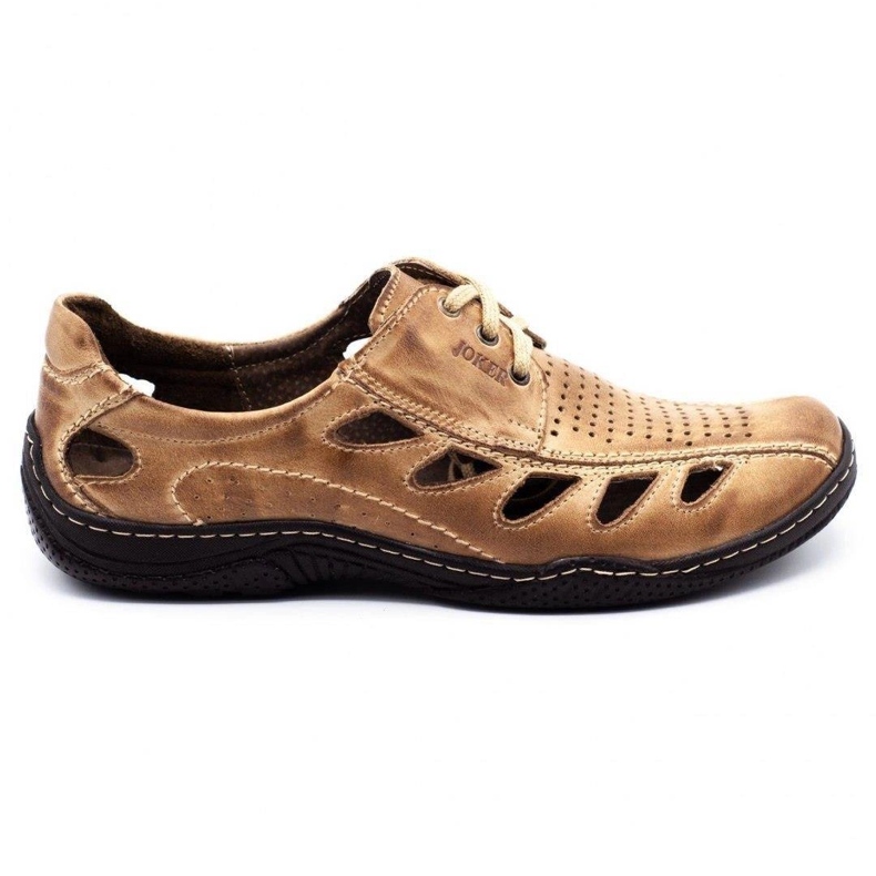 Joker Zapatos calados hombre 221 beige 1
