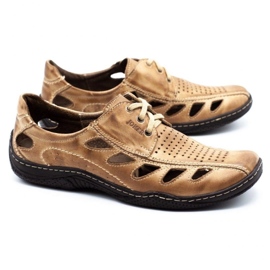 Joker Zapatos calados hombre 221 beige 3