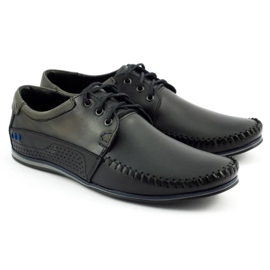 KOMODO Zapatos Mocasines de hombre 875 negro 4