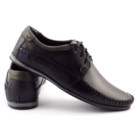 KOMODO Zapatos Mocasines de hombre 875 negro 2