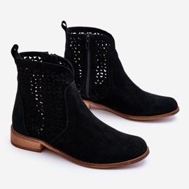 Botas Ante Nicole 2791/028 Negro 8