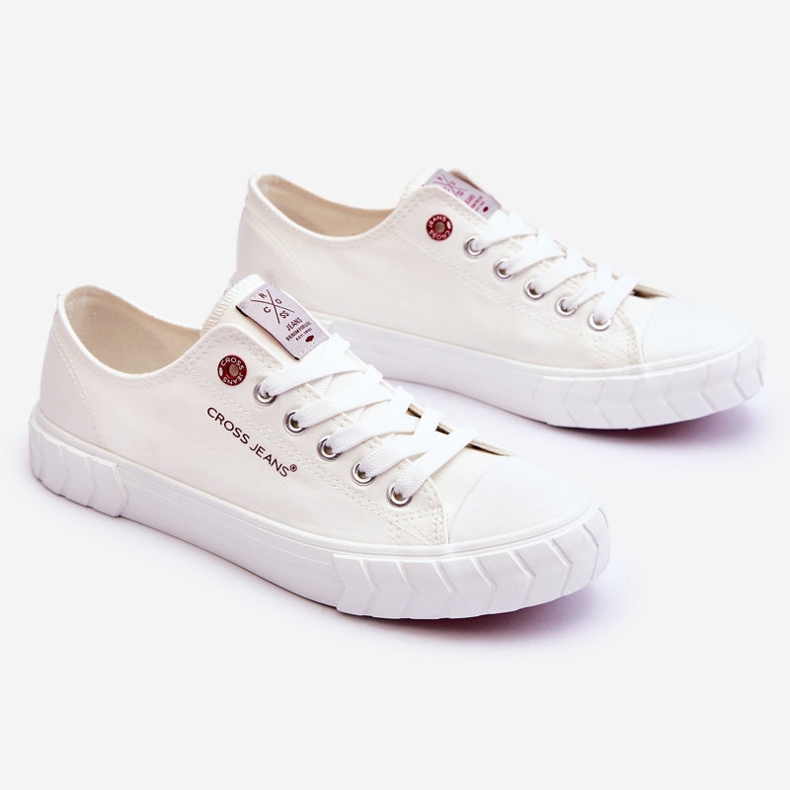 Zapatillas Clásicas de Mujer Cross Jeans LL2R4052 Blanco 2
