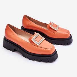 FILIPCZYK Cómodos Mocasines Piel Agathe Naranja 1