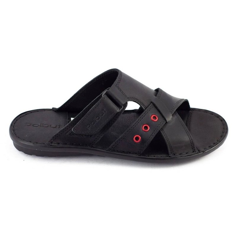 Polbut Pantuflas de hombre negras SA05 negro 1