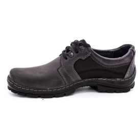 Polbut Zapato piel hombre gris K19 1