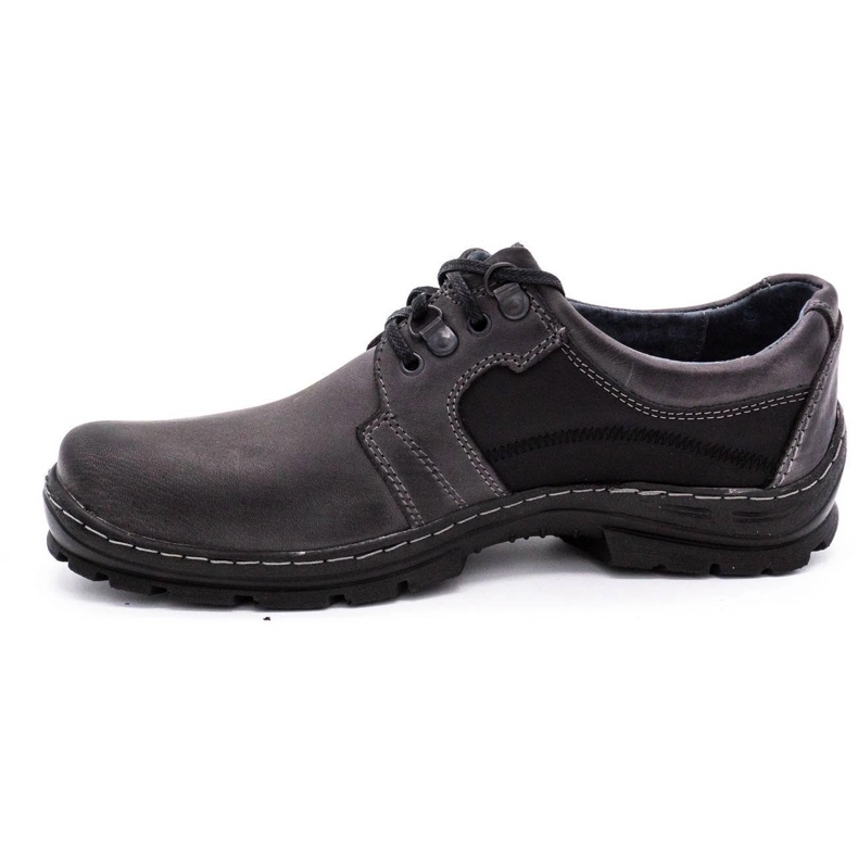 Polbut Zapato piel hombre gris K19 1