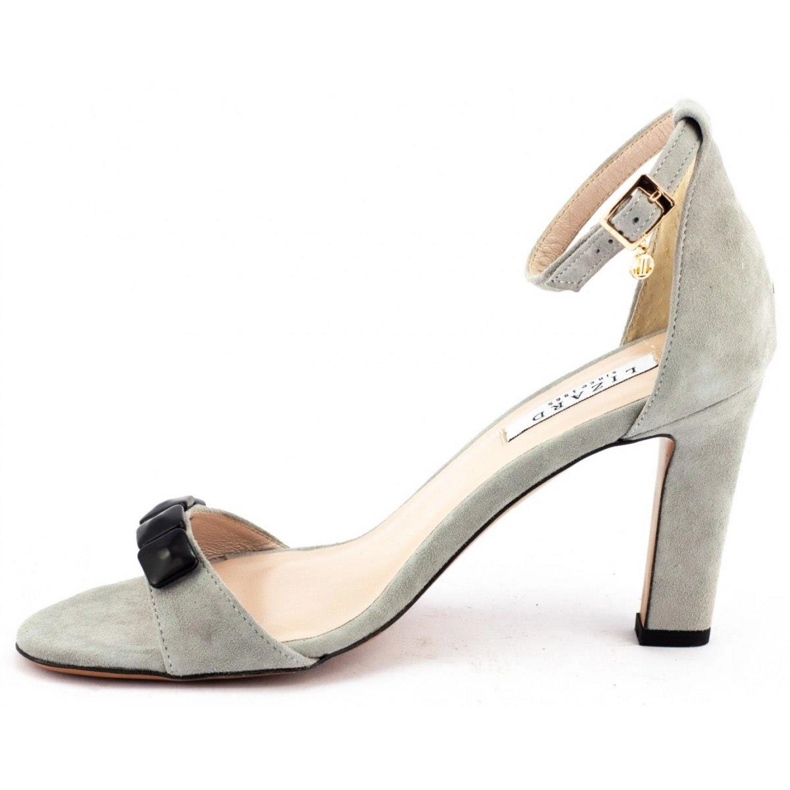 Lizard Sandalias en el poste 04658 gris claro 1