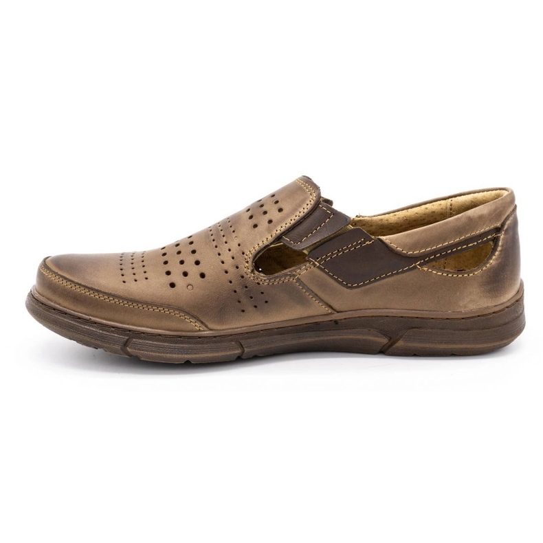 Polbut Zapatos de verano para hombre J53 marrón 1