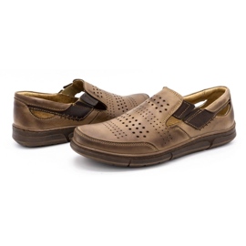 Polbut Zapatos de verano para hombre J53 marrón 6