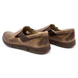 Polbut Zapatos de verano para hombre J53 marrón 7