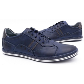 Polbut 1801 zapatos casual hombre azul marino 5
