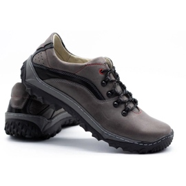 Olivier Zapatillas trekking hombre 268K negro gris 4