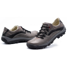 Olivier Zapatillas trekking hombre 268K negro gris 6