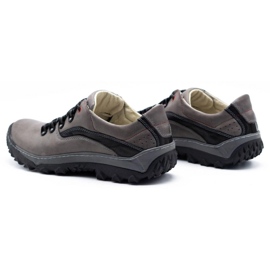 Olivier Zapatillas trekking hombre 268K negro gris 7