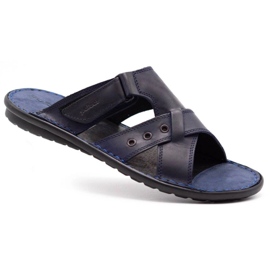 Polbut Zapatillas de hombre azul marino oscuro SA05 1