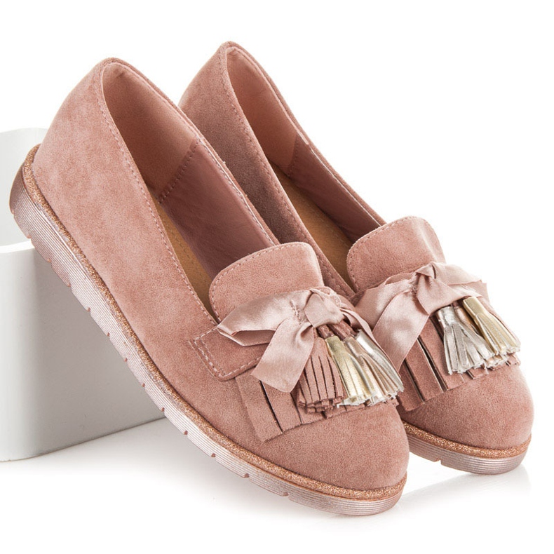 Seastar Mocasines de ante rosa 1