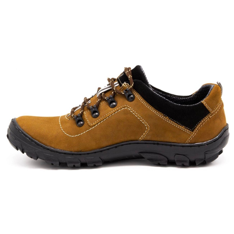 Olivier Zapatos de trekking para hombre 7109 ginger naranja 1