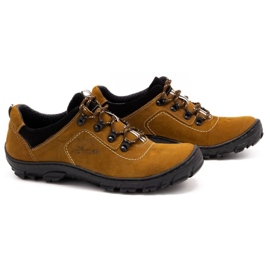 Olivier Zapatos de trekking para hombre 7109 ginger naranja 2