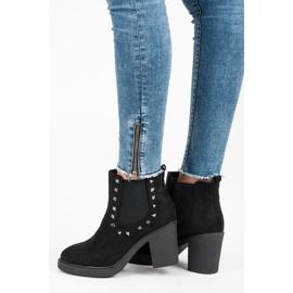 Seastar Botas con tachuelas negro 3