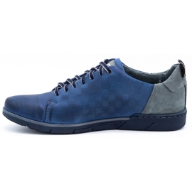 Polbut Zapatos casual hombre piel 2114 azul marino 1