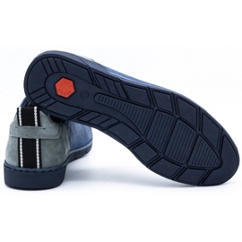 Polbut Zapatos casual hombre piel 2114 azul marino 4