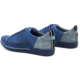 Polbut Zapatos casual hombre piel 2114 azul marino 6