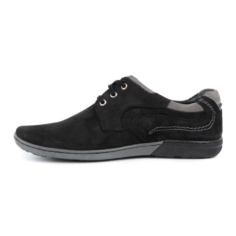 KOMODO Zapato casual hombre piel 861L negro 1