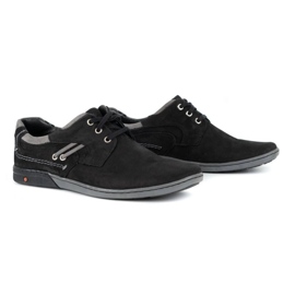 KOMODO Zapato casual hombre piel 861L negro 2