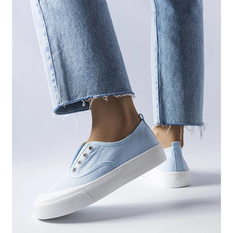 Zapatillas slip-on azules de Rabican 1