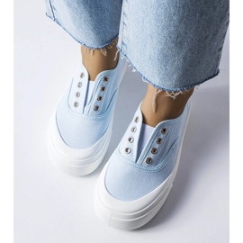 Zapatillas slip-on azules de Rabican 2