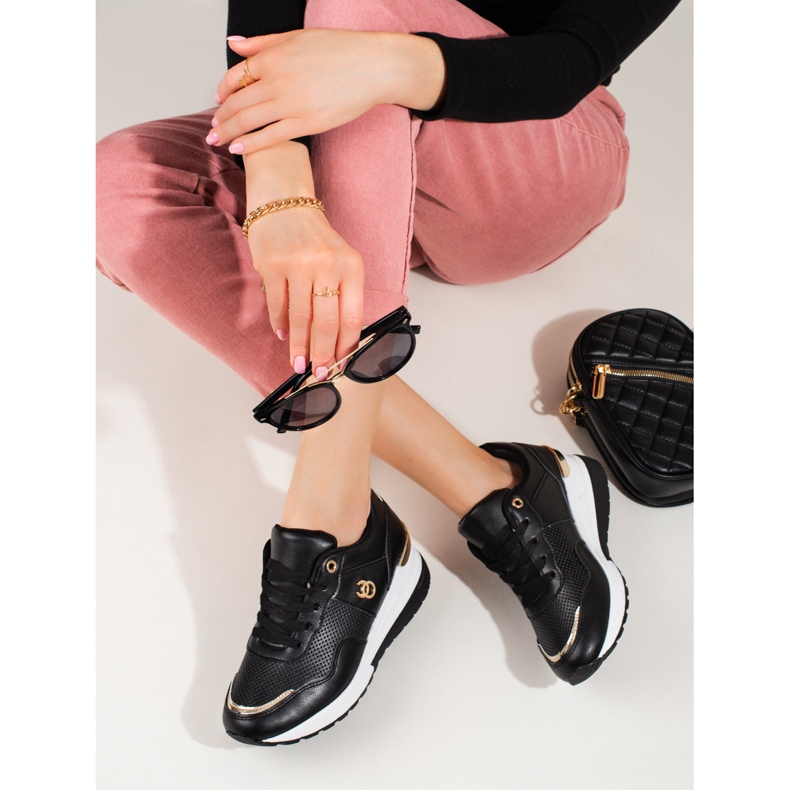 Deportivas de mujer Shelovet negras negro 1