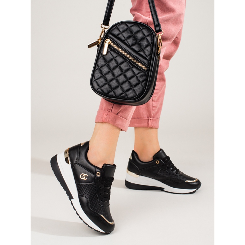 Deportivas de mujer Shelovet negras negro 2