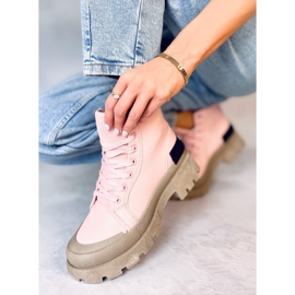 Rosa Felve Zapatillas trekking rosas rosado 4